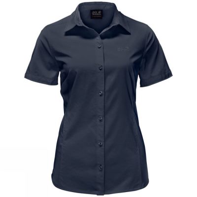 Camisa Jack Wolfskin Sonora Mujer - Negras - Chile OVW320684